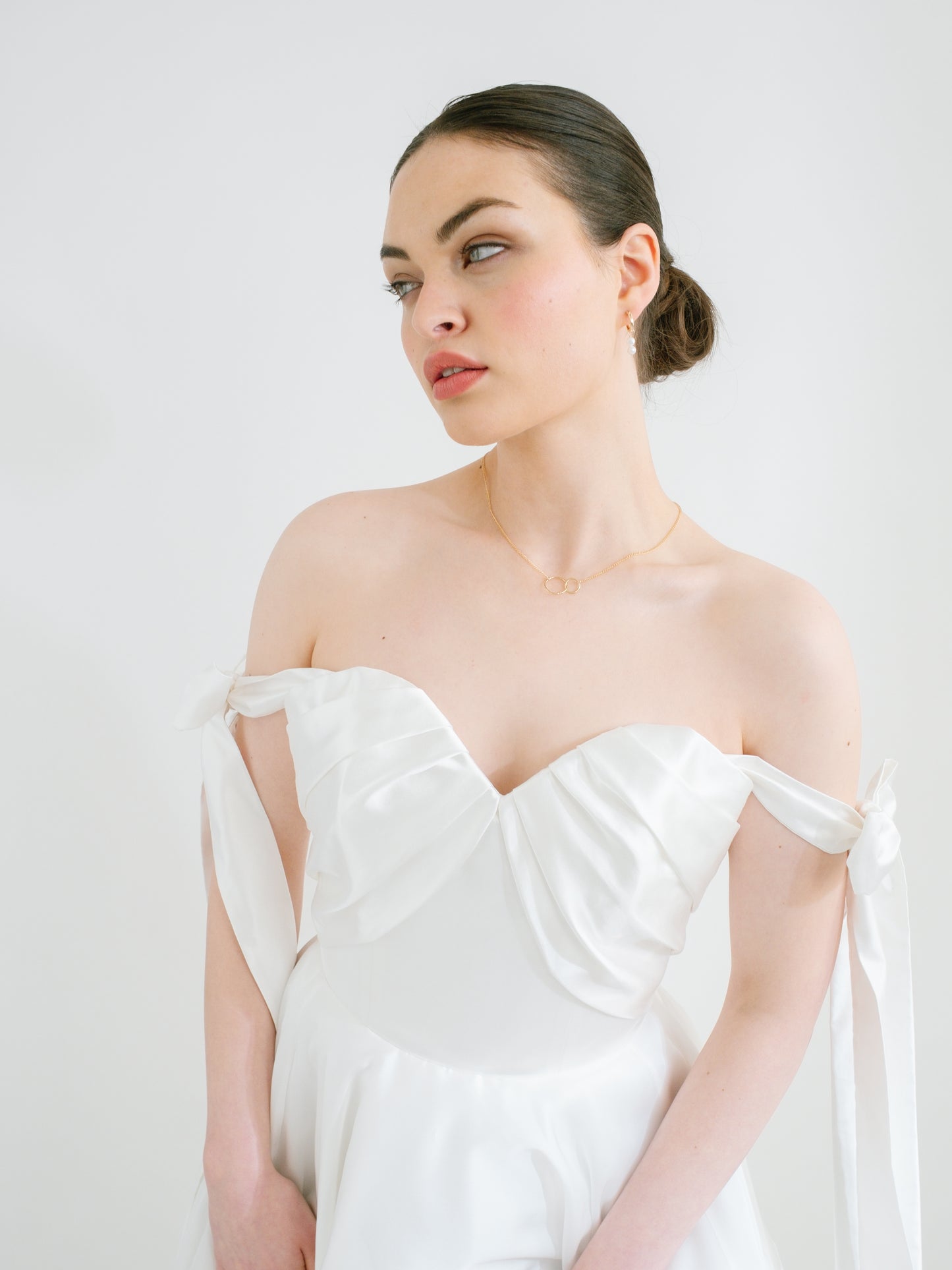 Bonnie pearl hoop earrings
