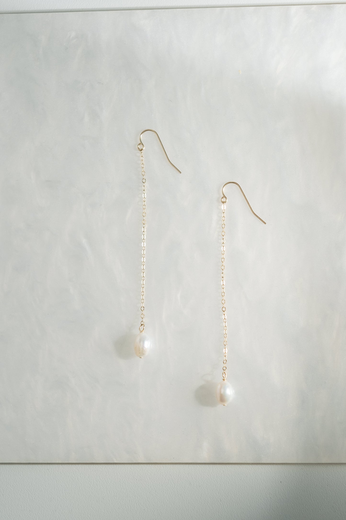 Lucy Pearl droplet earrings