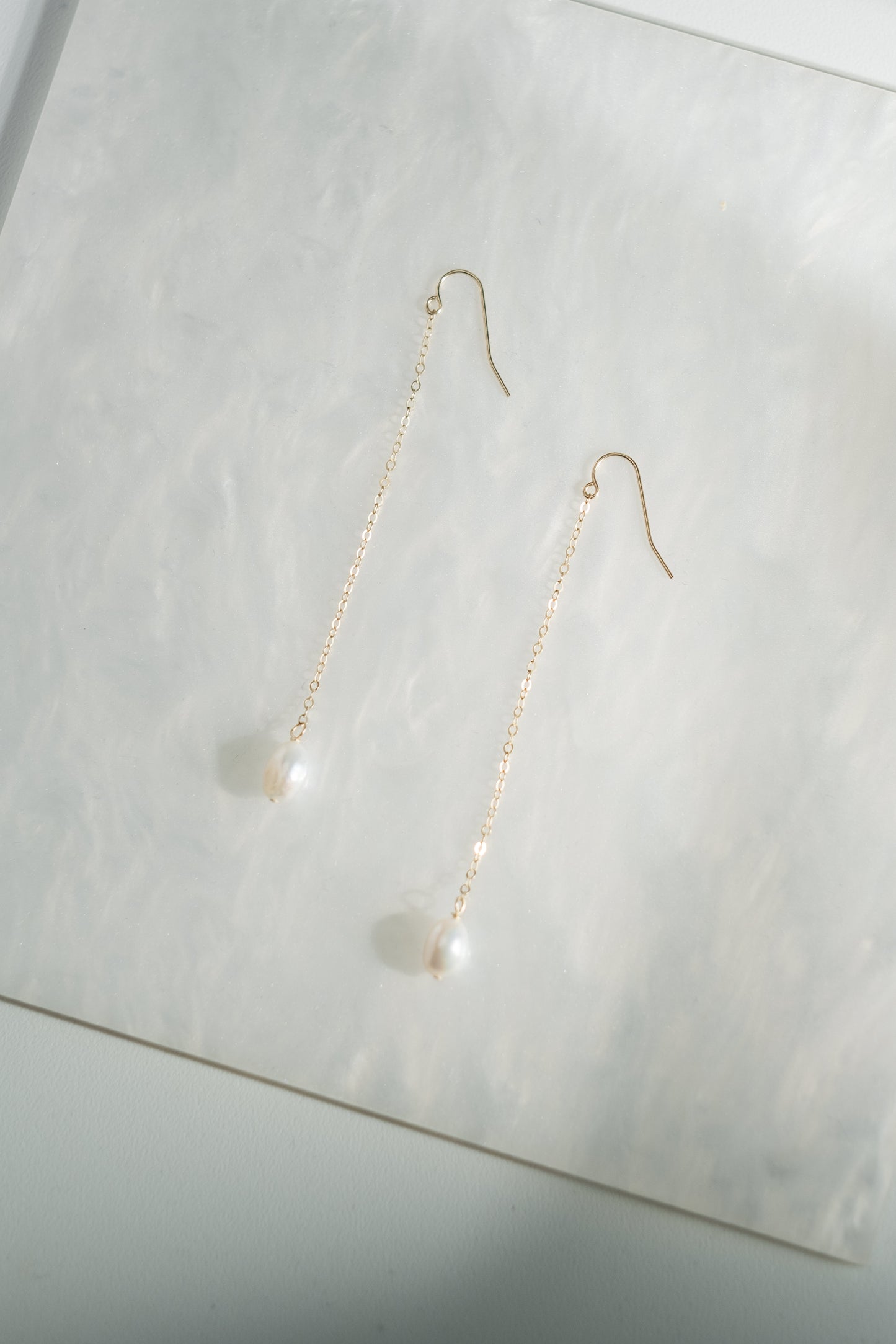 Lucy Pearl droplet earrings