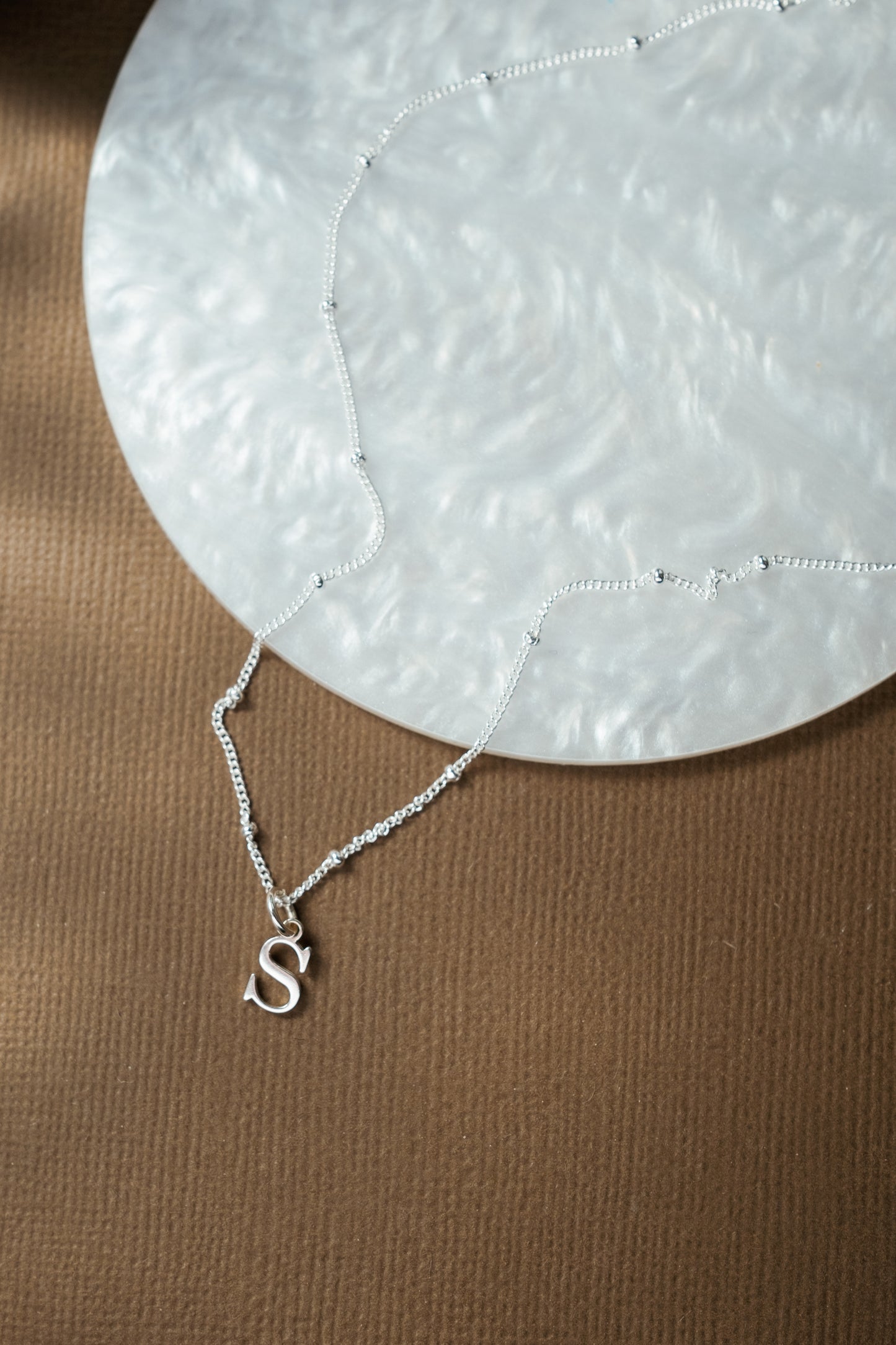 Initial necklace