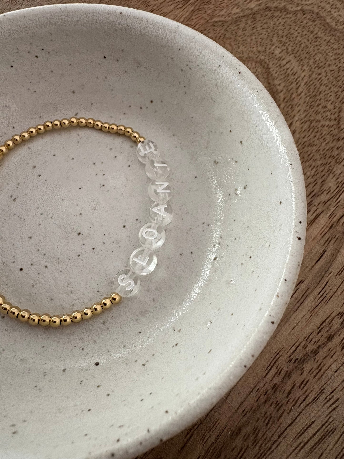 Luxury personalised bracelet