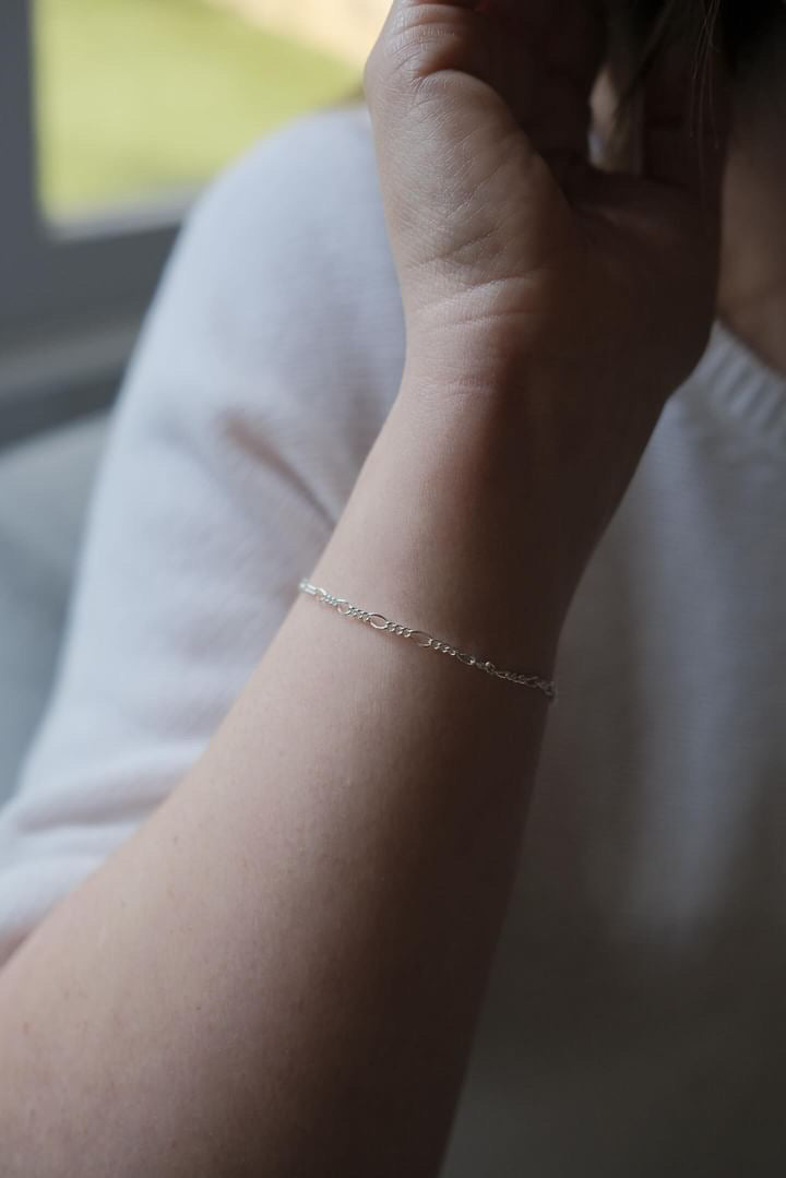 Figaro chain bracelet