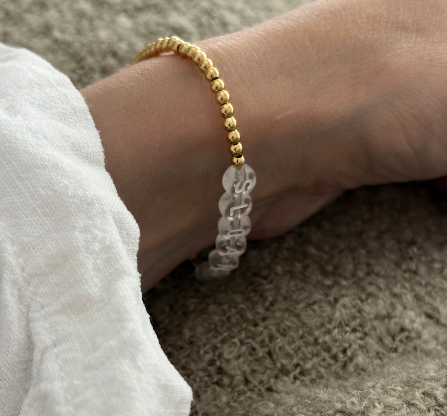 Luxury personalised bracelet