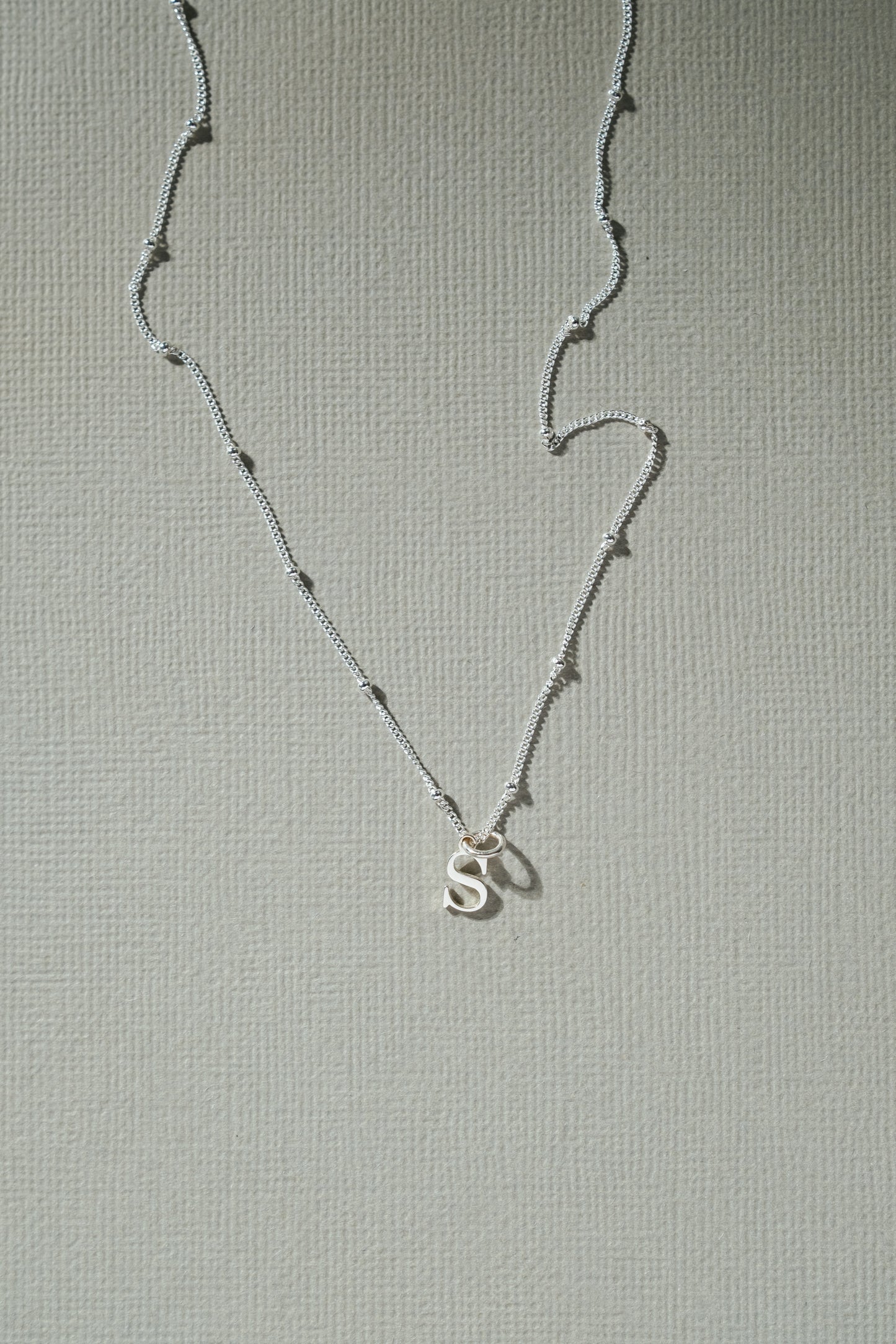 Initial necklace