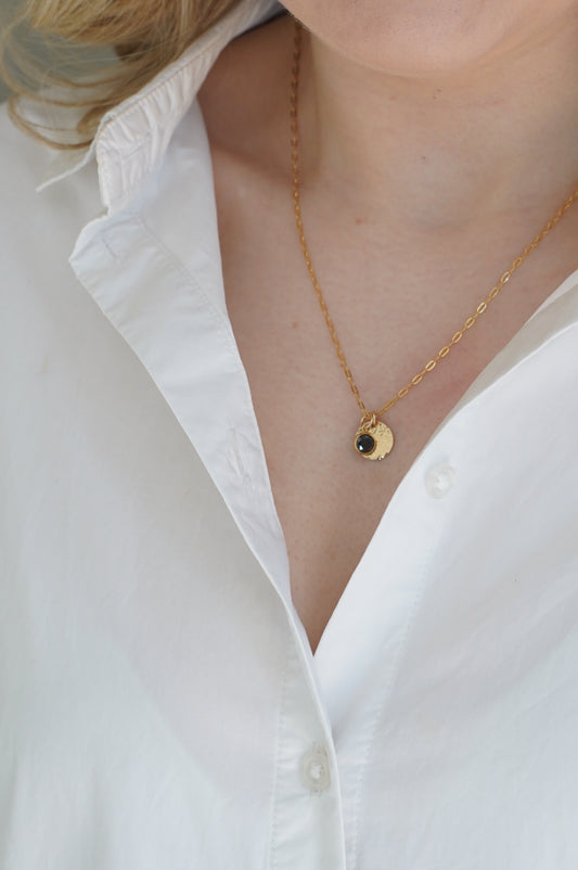 Luna gemstone necklace