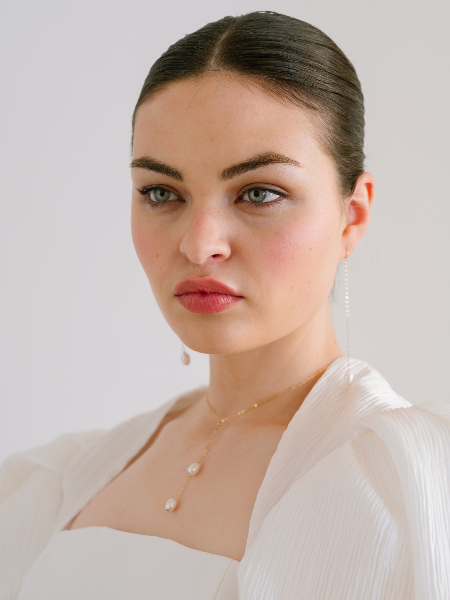 Pearl droplet necklace