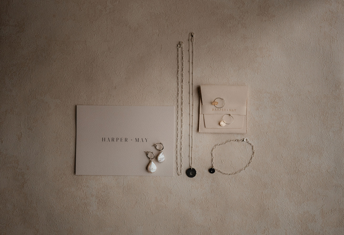Ellie Initial coin necklace