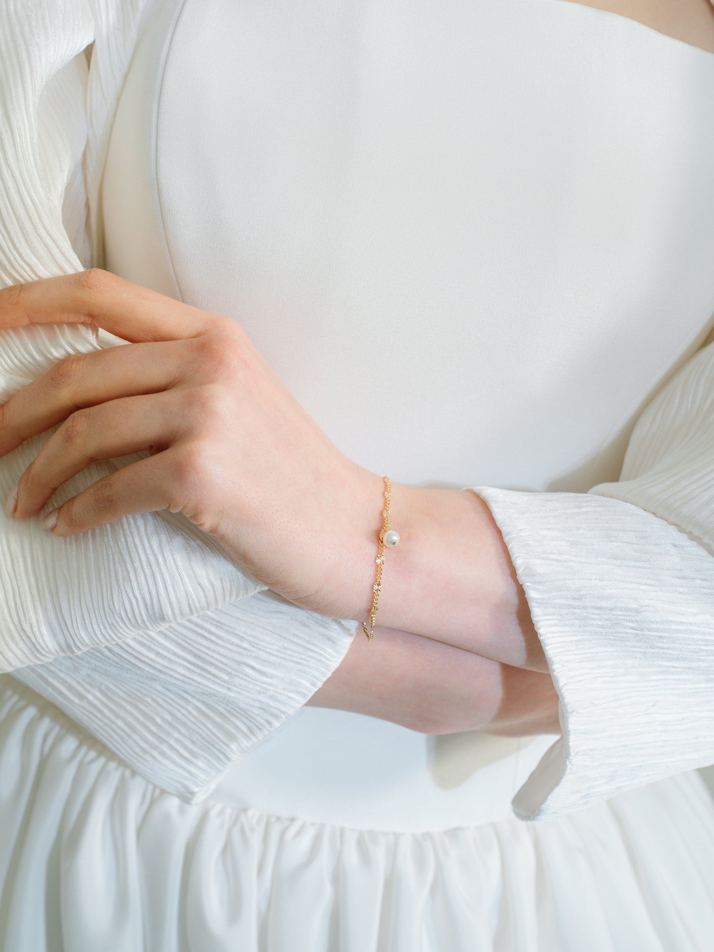 Hannah Sunburst Pearl bracelet