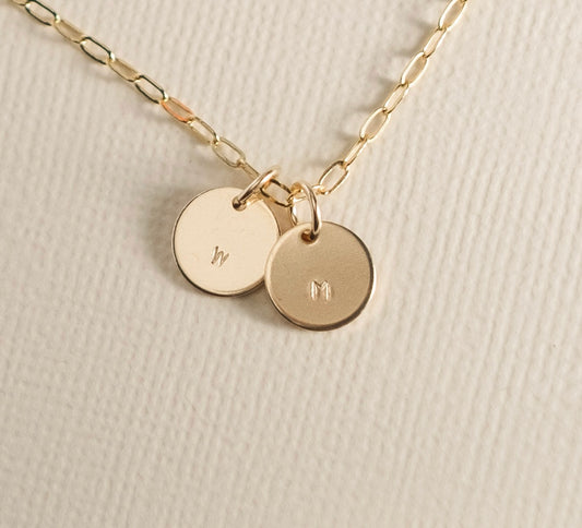 Initial disc pendant