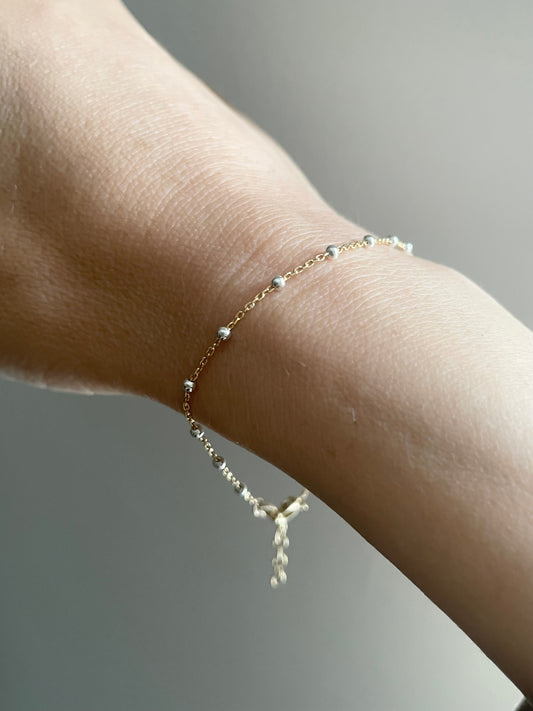 Anna Mixed metal bracelet