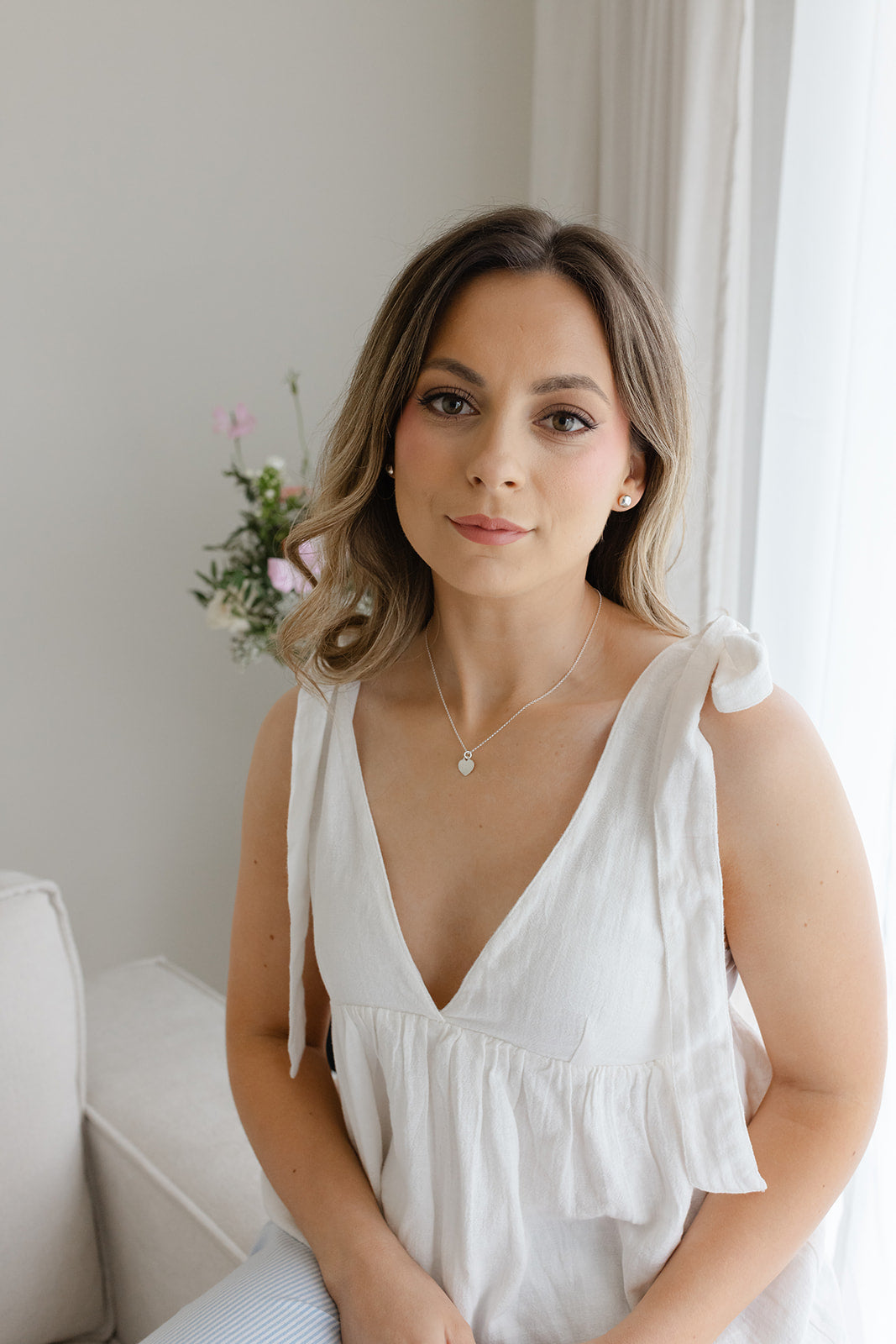 Kaisha button stud earring