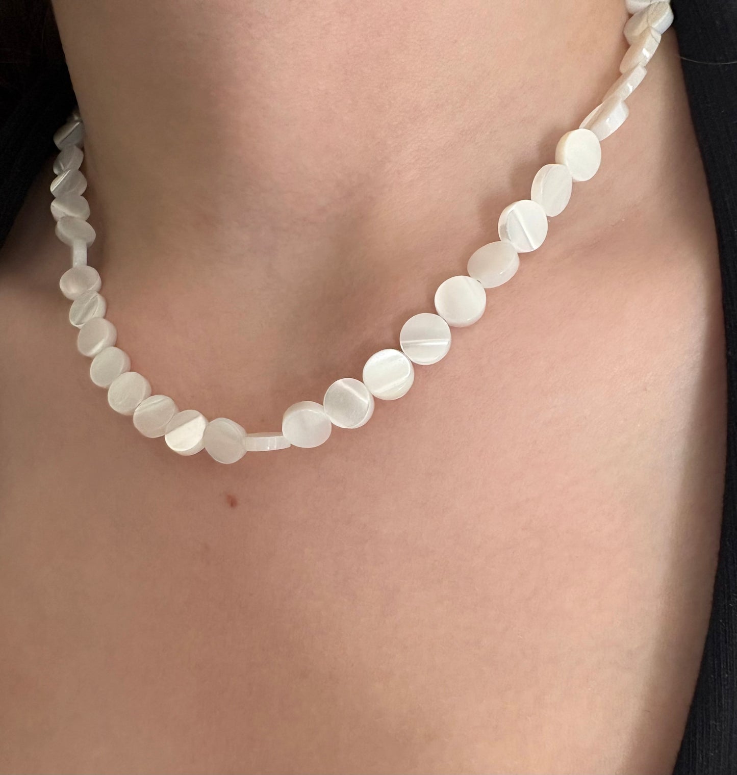Pearl circle necklace
