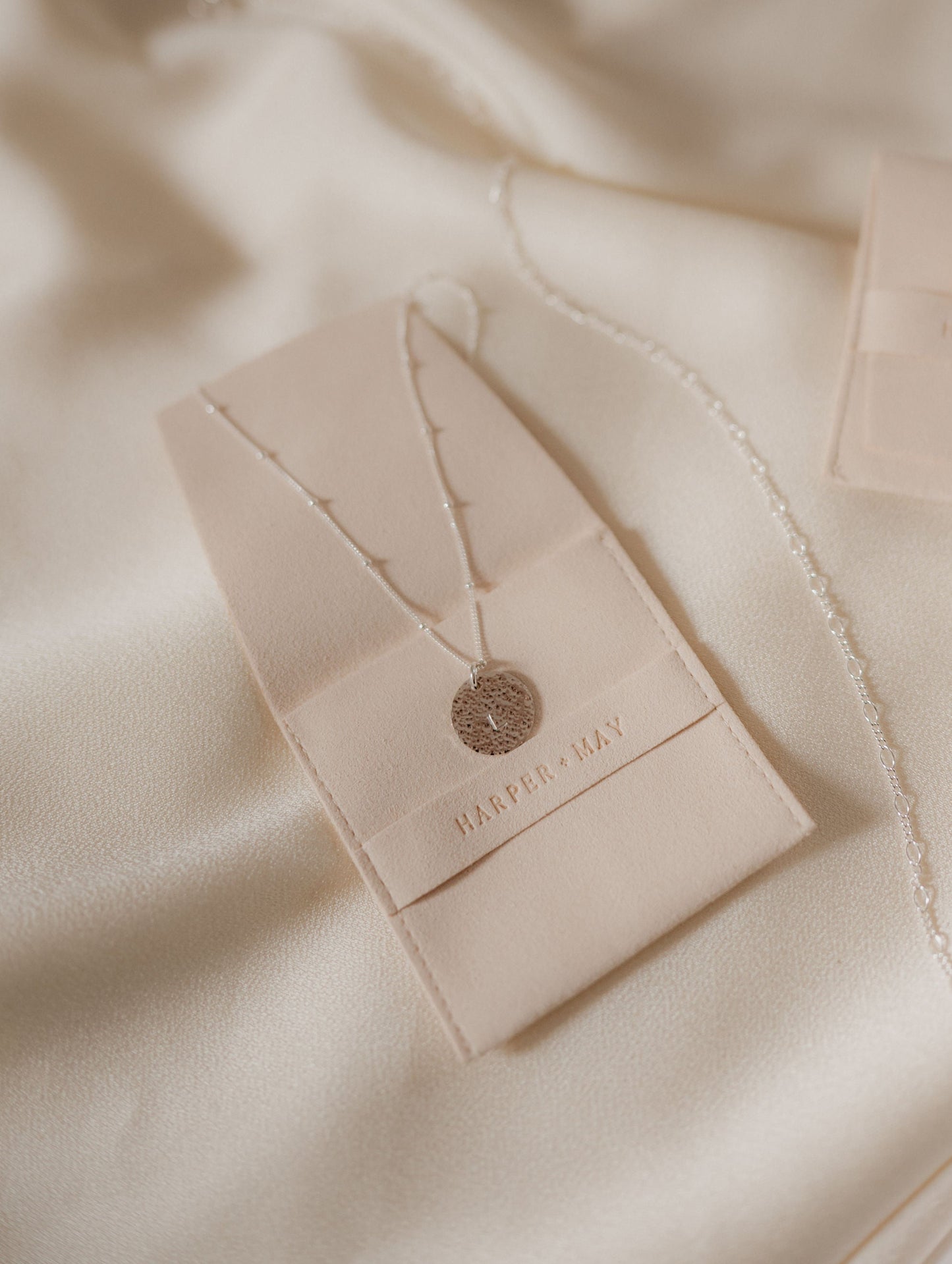 Ellie Initial coin necklace