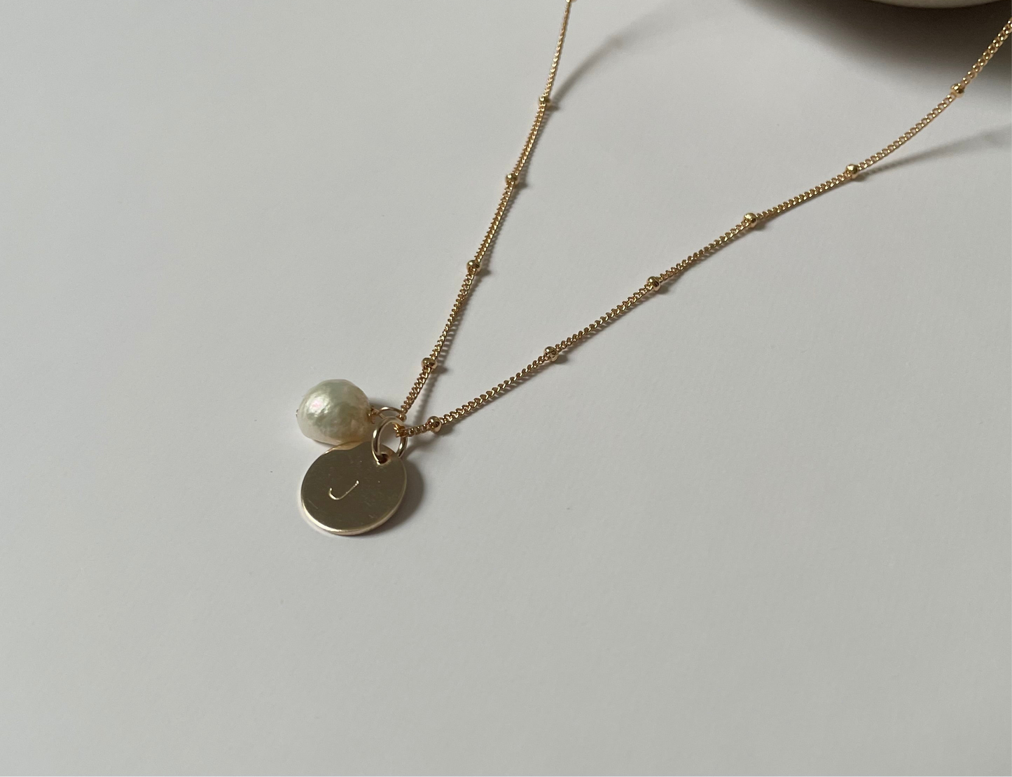 Taylor initial necklace